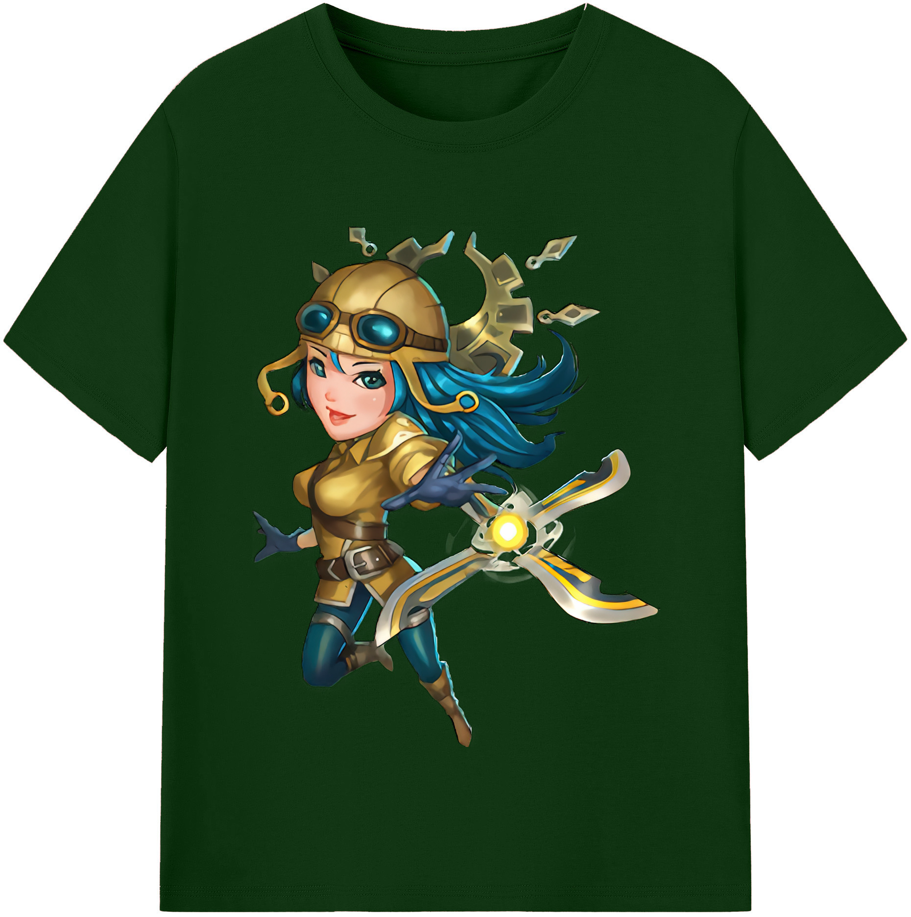 リーグ・オブ・レジェンド League of Legends LOL 綿100％半袖Tシャツ（フロントプリント）